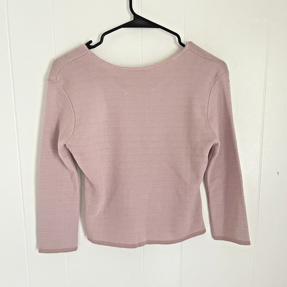 Y2K Pink Sweater L Vintage USA Made Glitter Party Knit NWT Bratz Core - Picture 2 of 8
